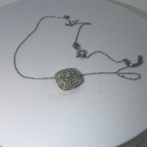 .25CT white diamond pendant necklace